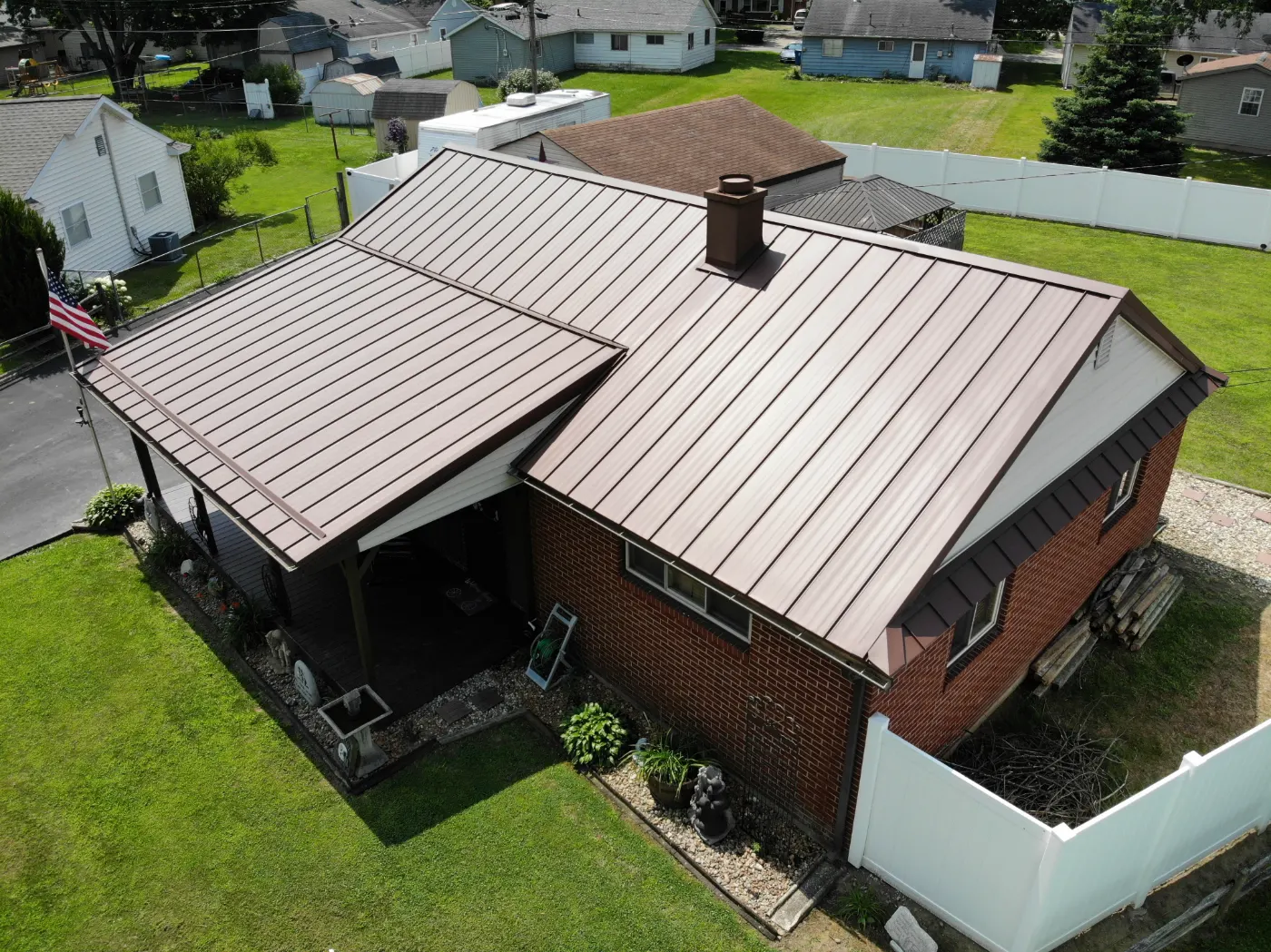 Commercial roof inspection documented in Spring Mill
